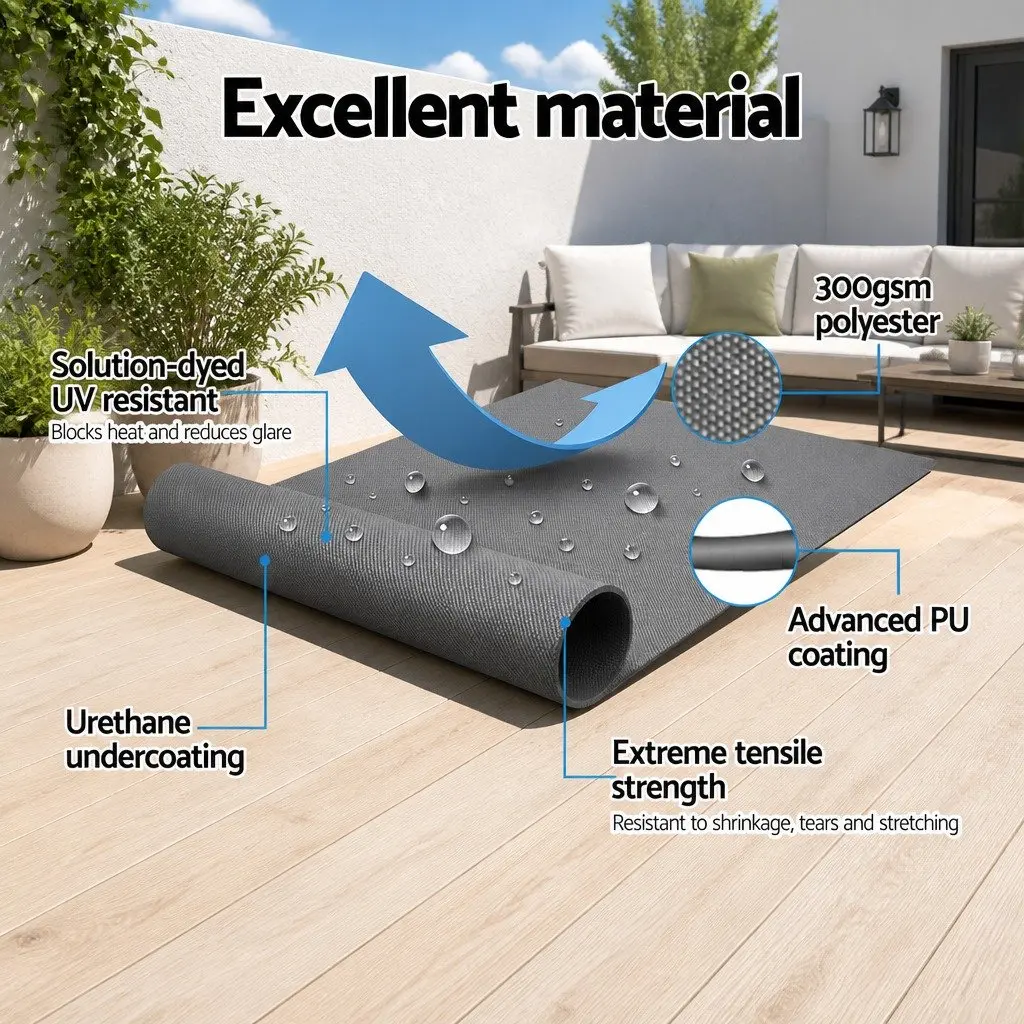 3.5M x 3M Motorised Folding Arm Awning