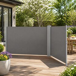 Compact Retractable Awning 2x6M Grey for Your Needs
