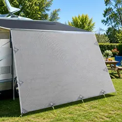 Concise Caravan Privacy Screen 5.2x1.95M - Grey Shade
