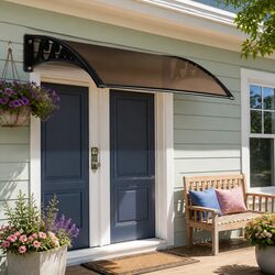 Efficient 1m x 2m Brown Awning for Shade Protection
