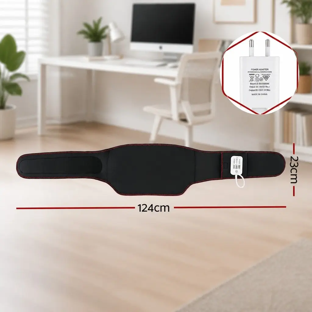 Lumbar Support Belt with Massage and Heat