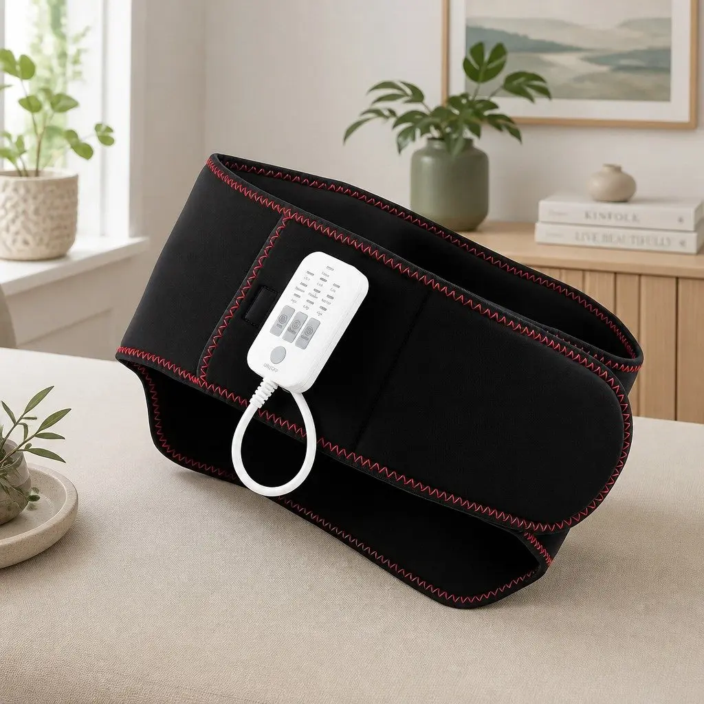 Lumbar Support Belt with Massage and Heat