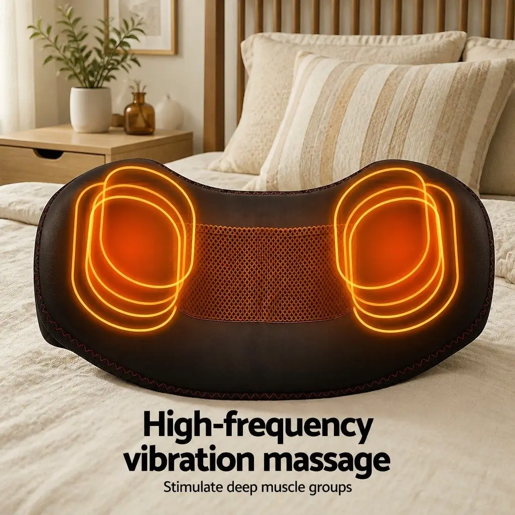 Lumbar Support Belt with Massage and Heat
