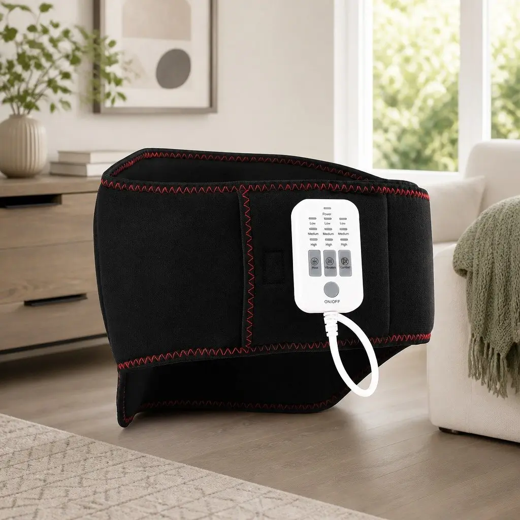 Lumbar Support Belt with Massage and Heat