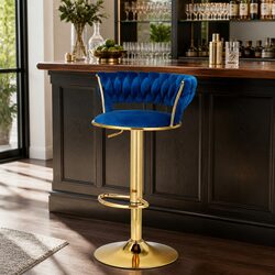 Find Your Perfect Height with Navy Blue Bar Stools