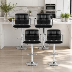 Bar Stools That Swivel and Adjust – Set of 4