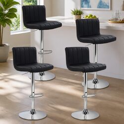 Compact and Functional Bar Stools Set of 4