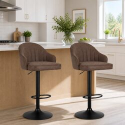 Compact and Functional Bar Stools Set of 2