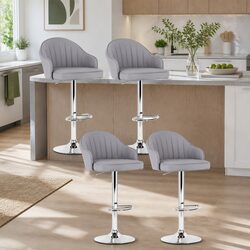 Bar Stools Set of 4: Adjustable & Stylish