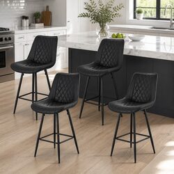 Efficient Bar Stools Set of 4 - Easy Assembly