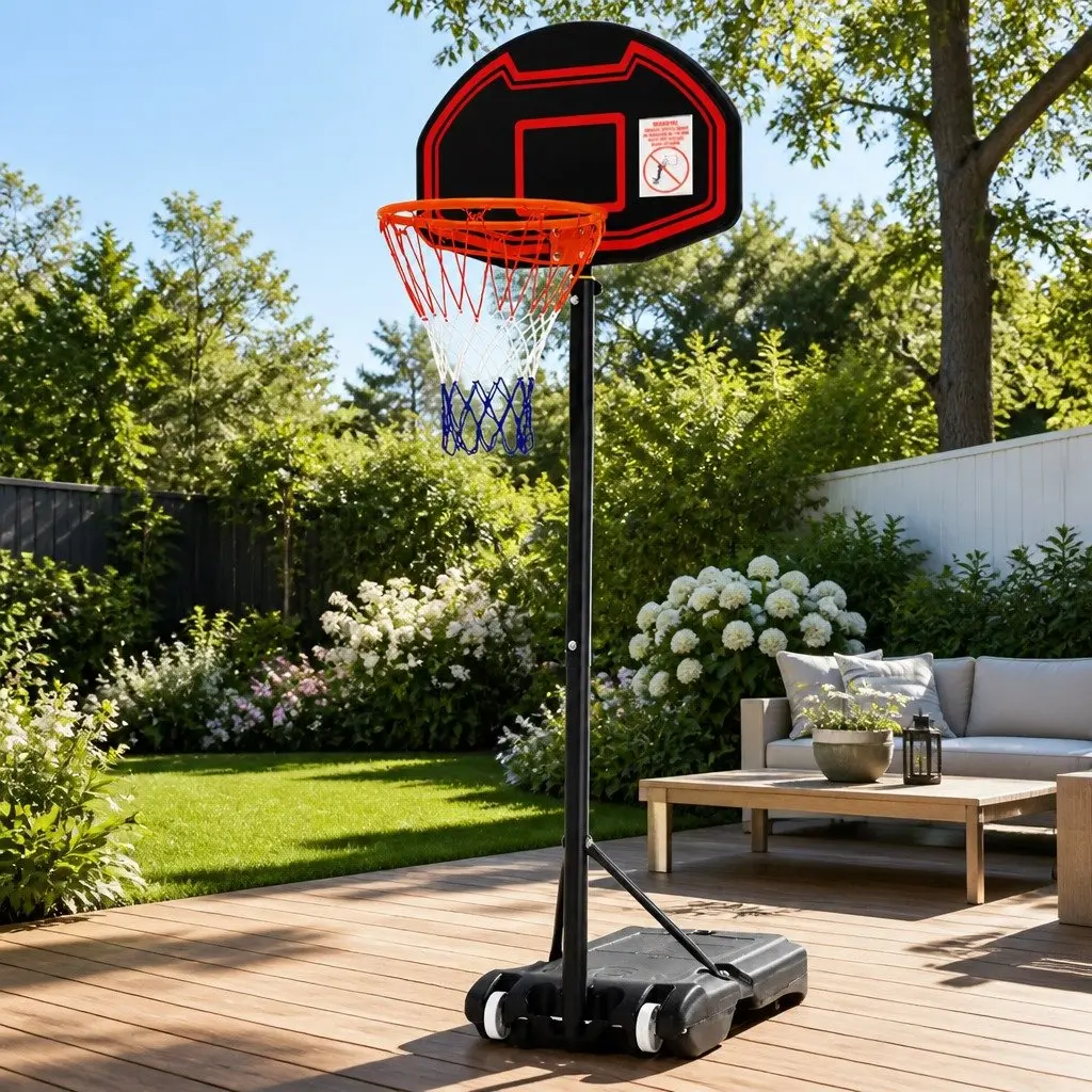 Adjustable Basketball Stand 1.6M-2.1M for Family Fun