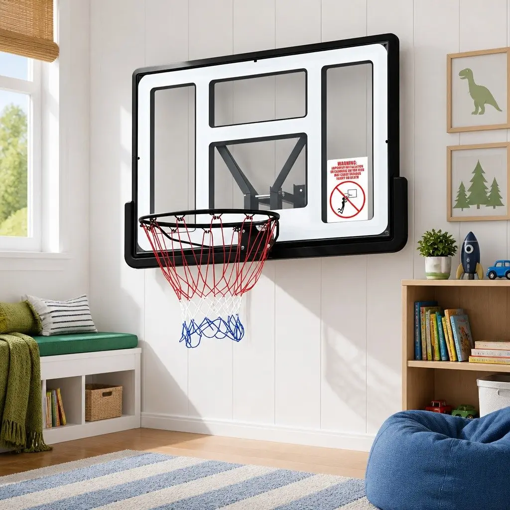 43-Inch Wall Mount Basketball Hoop