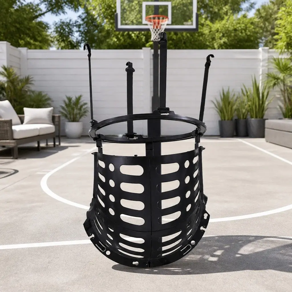 Basketball Rebounder with 360° Ball System