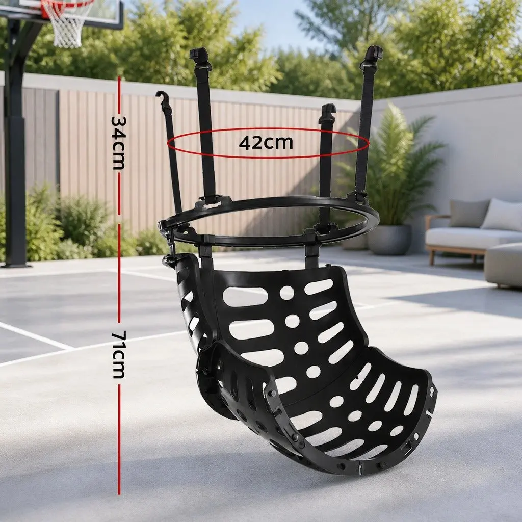 Basketball Hoop Rebounder Black 360° Ball System Training Attachment
