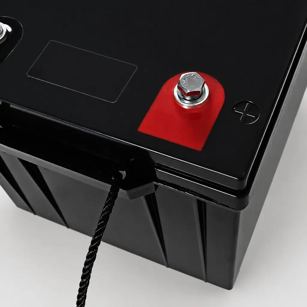 12V Lithium Iron LiFePO4 Deep Cycle Battery ABS Case Shockproof Leakproof Carry