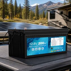 Compact 12V LiFePO4 Battery for Versatile Power Supply