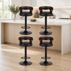 Compact and Modern Bar Stools Set of 4