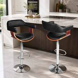 Compact Bar Stools Set of 4 with Stylish Features