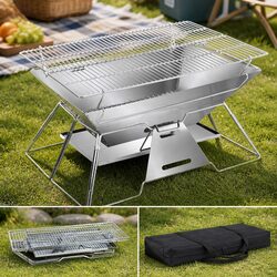 2-in-1 Charcoal Grill and Fire Pit