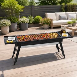 Compact and Portable Charcoal BBQ Grill