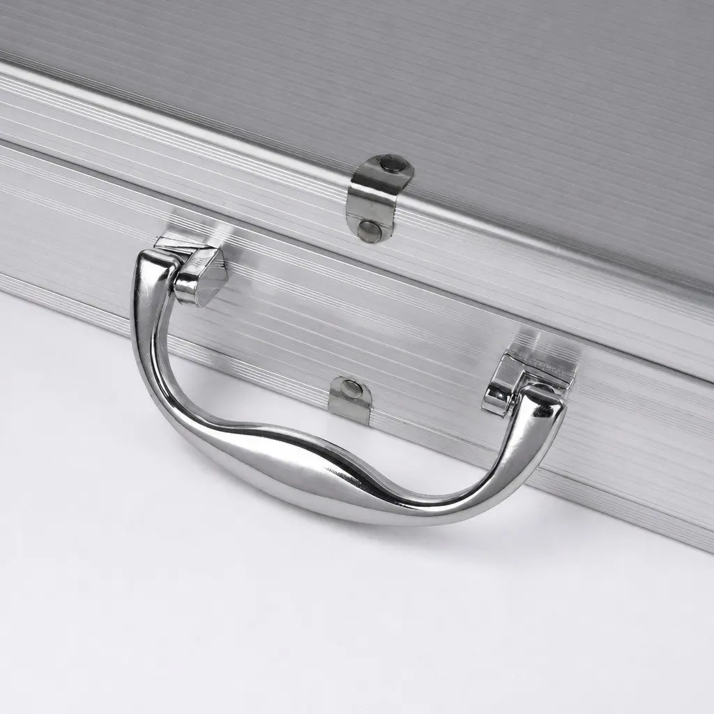 10 Piece BBQ Tool Set Silver Stainless Steel Portable Aluminium Case