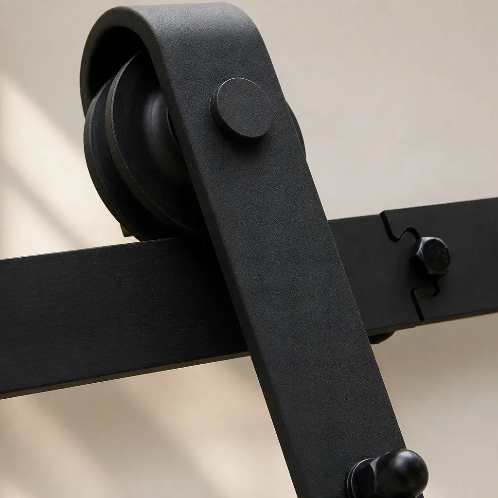 4M Sliding Barn Door Track Kit Double Door Hardware Rail Set Rollers Included