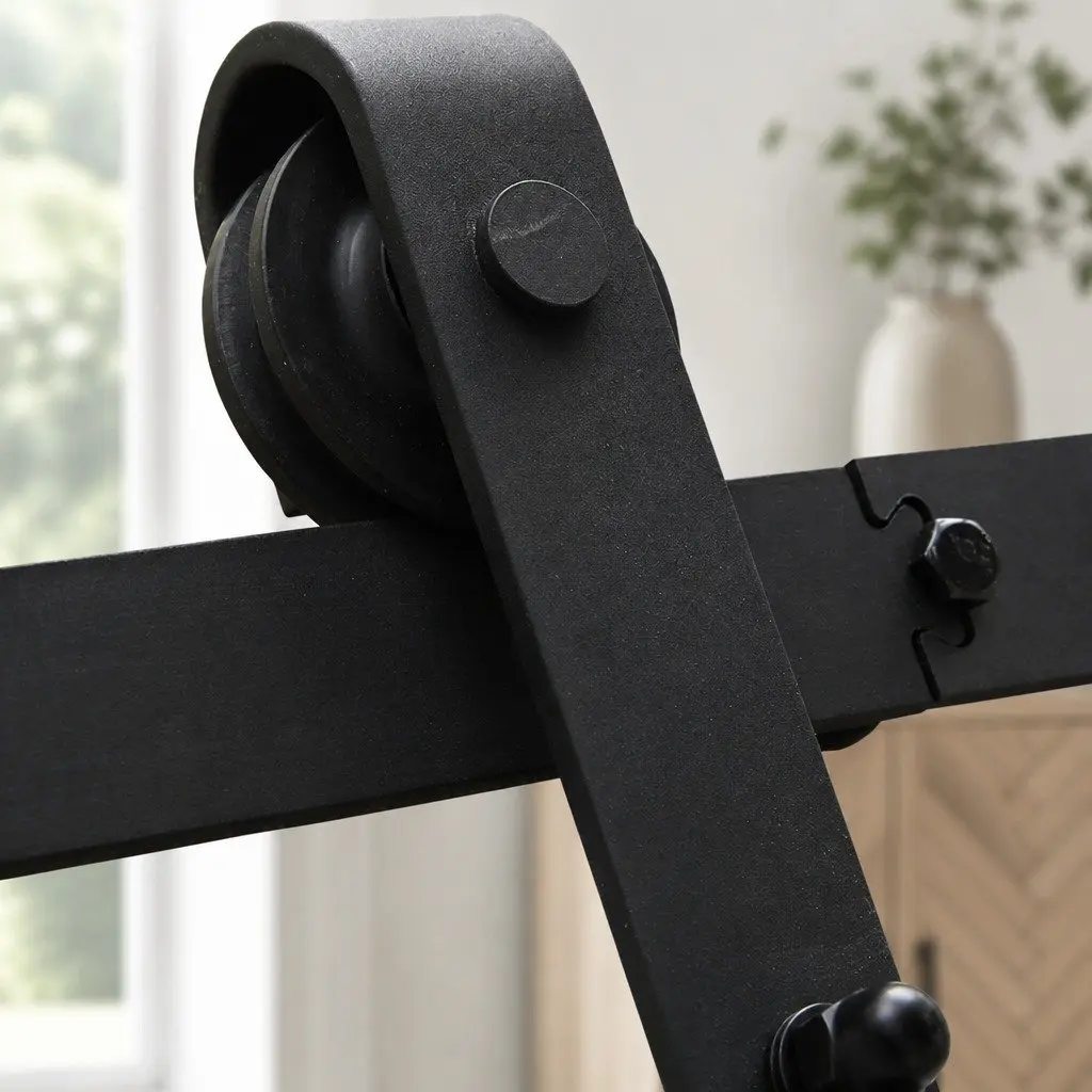 Sliding Barn Door Track Kit 2M Hardware Set Single Door Rail Antique Classic