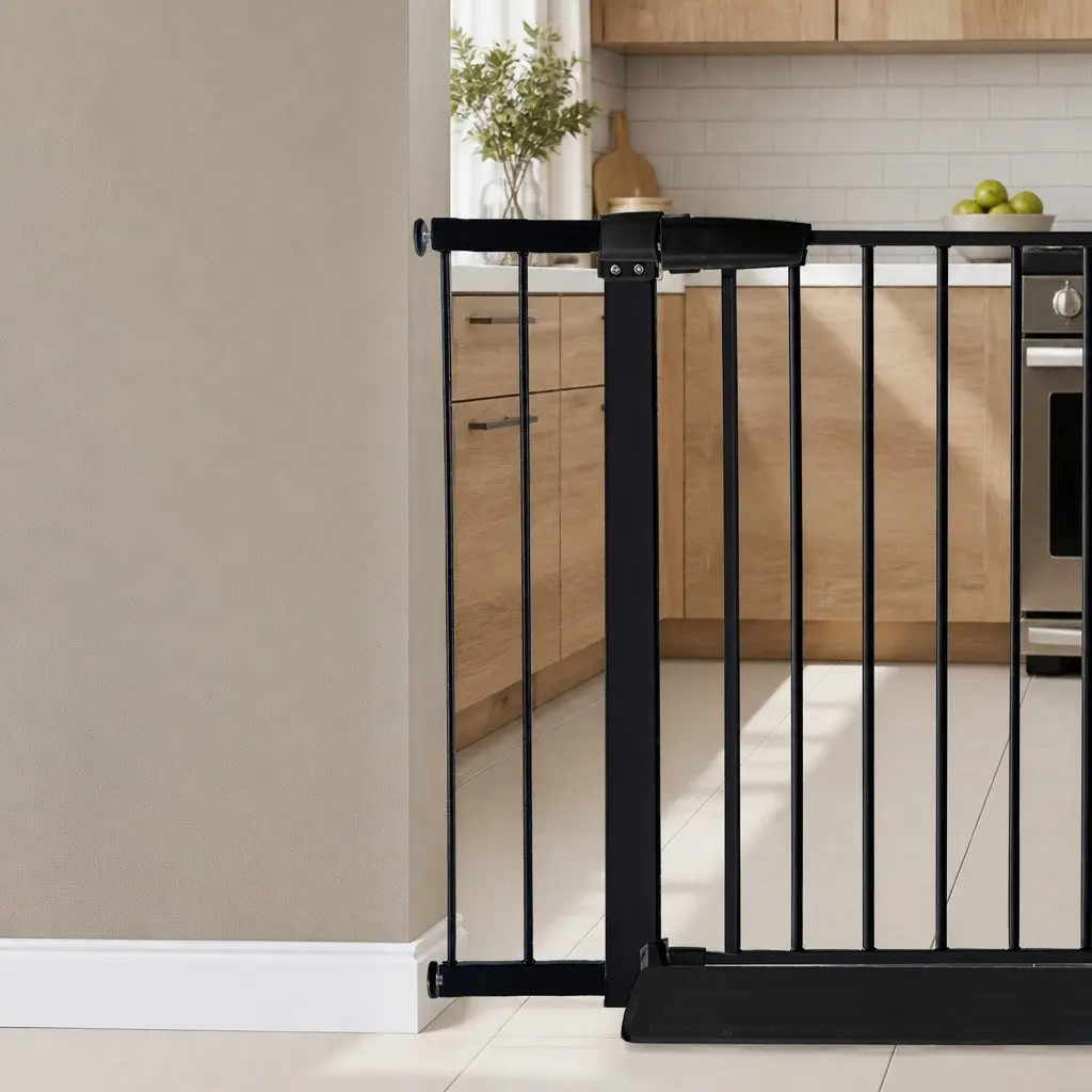 Extension Panel Black 10cm Wide for Pressure Mounted Safety Gate