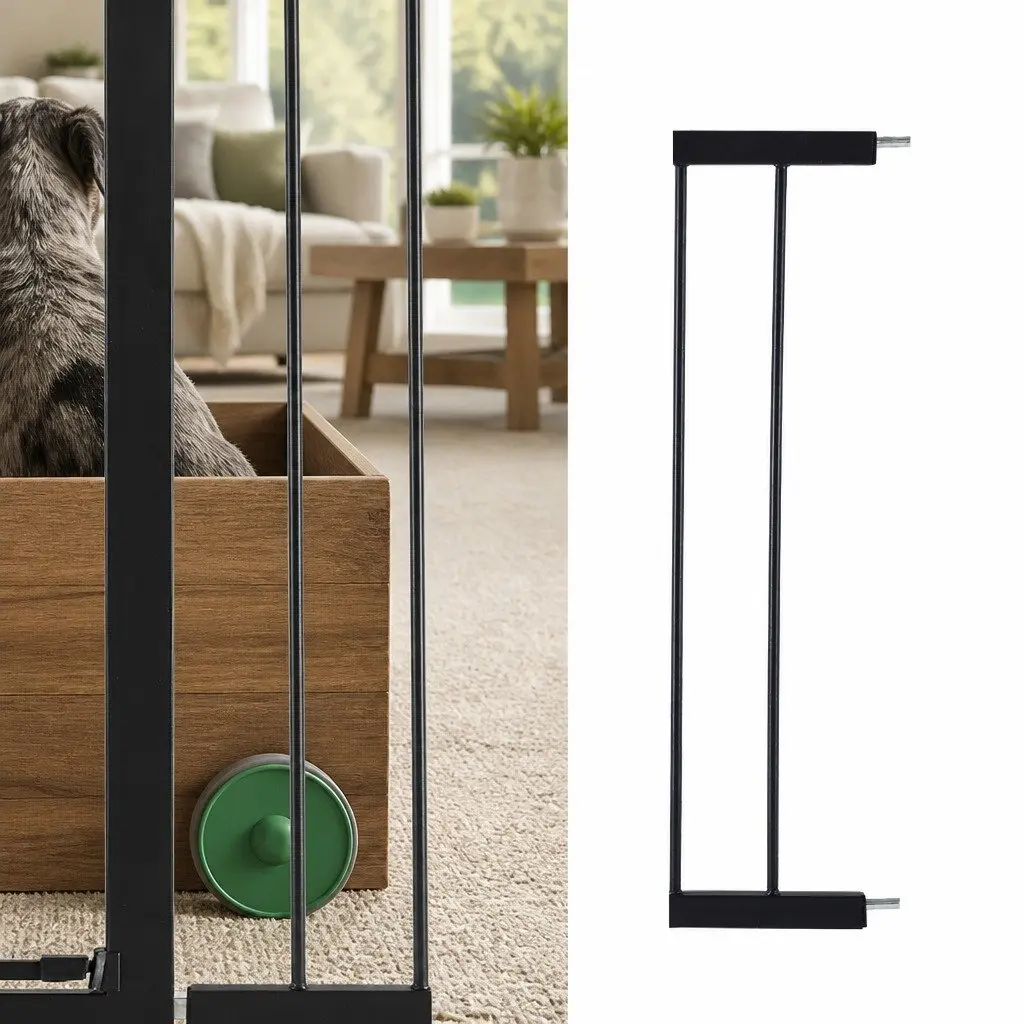 Extension Panel Black 10cm Wide for Pressure Mounted Safety Gate