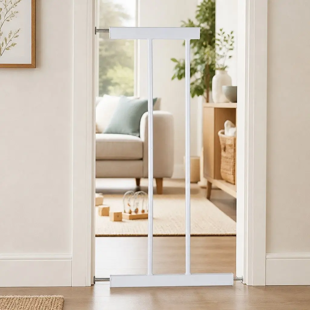 Baby Safety Gate Extension Panel White 10cm Wide