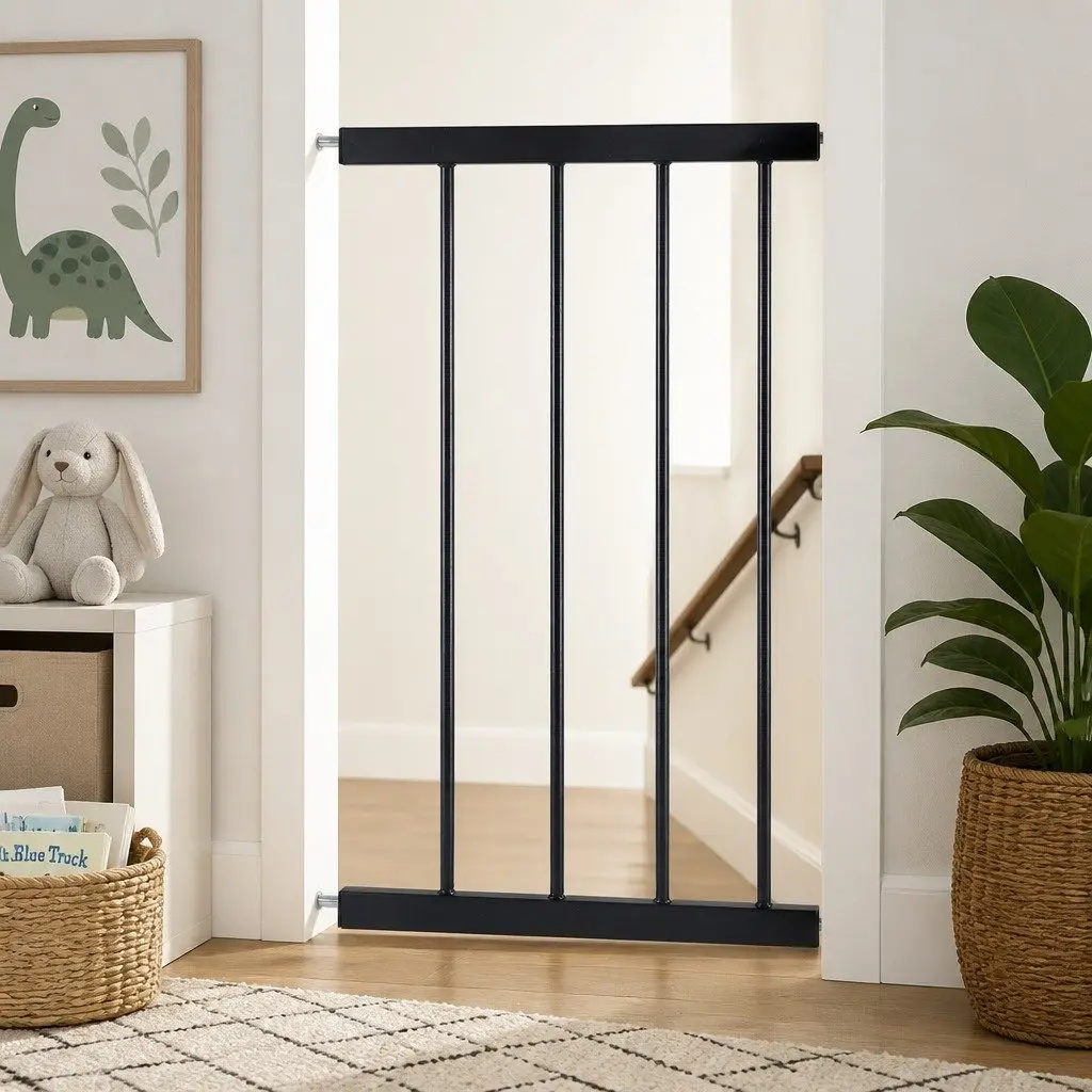 30cm Black Extension Panel for Baby Safety Gate / No Gate Included