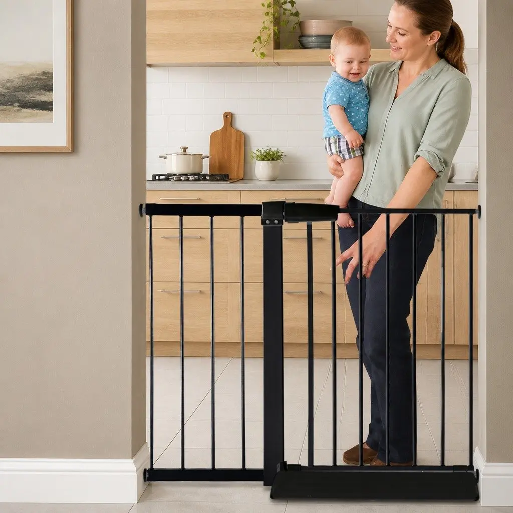 30cm Black Extension Panel for Baby Safety Gate / No Gate Included