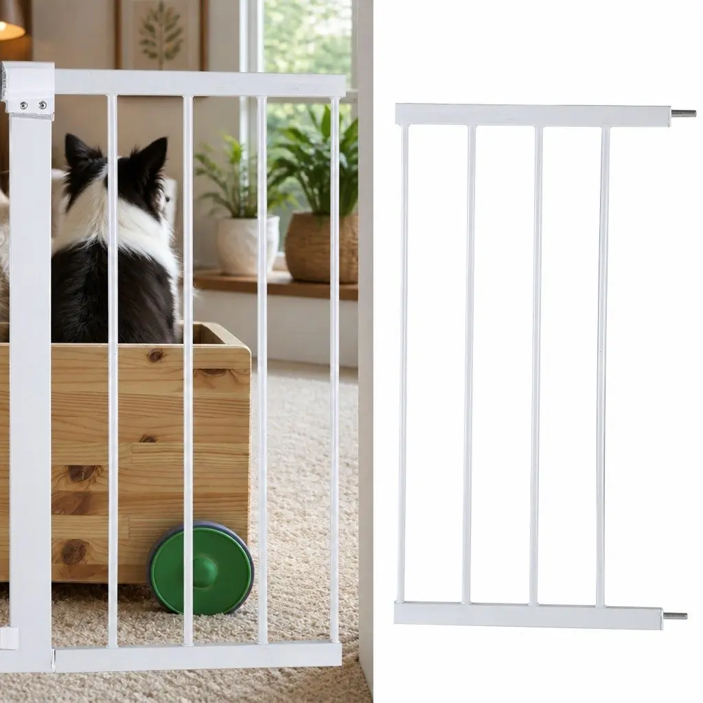30cm White Extension Panel for Pressure Mounted Safety Gate