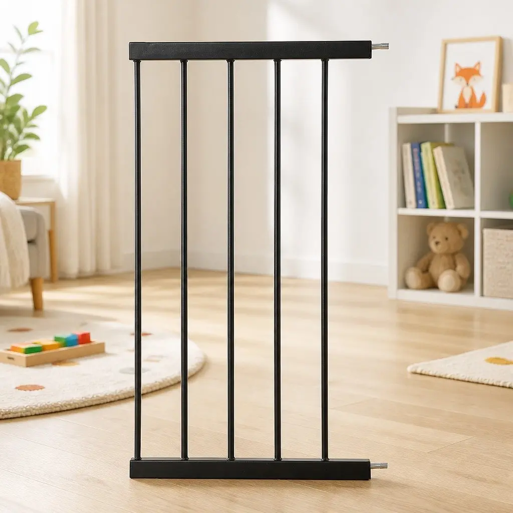 Extension Panel 45cm Black for Baby Safety Gate Pressure Mounted