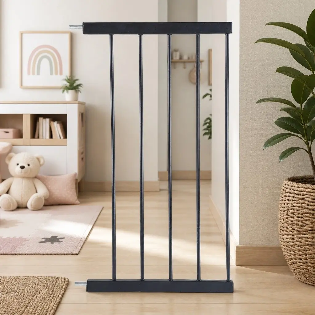Extension Panel 45cm Black for Baby Safety Gate Pressure Mounted