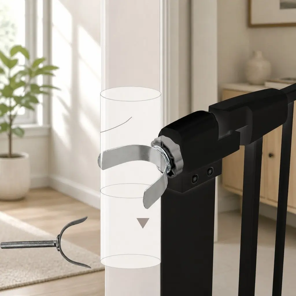 U-Style Wall Adaptor for Pressure Mounted Safety Gate