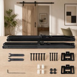 Barn Door Damper Quieter Sliding Hardware Kit Smooth Gentle Action Noise Reducer
