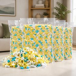 Efficient 20lbs Shredded Memory Foam Bean Bag Filler