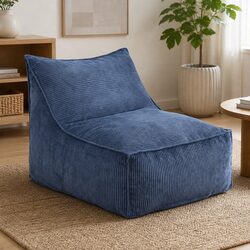 L-Shaped Bean Bag Chair Cover - Stylish and Comfortable