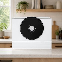 6-Place Dishwasher with 7 Wash Modes: Compact and Efficient