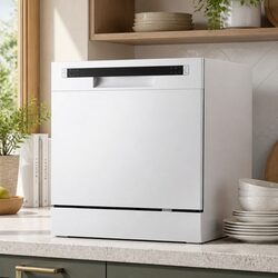 Compact 8 Place Settings Dishwasher: Efficient and Easy