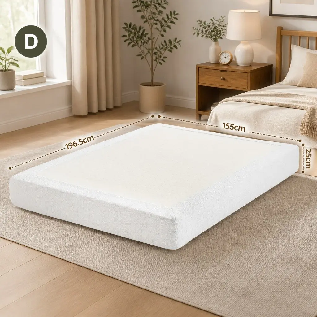 Compression Bed Frame Double Size No Assembly Vacuum Packed High Density Sponge