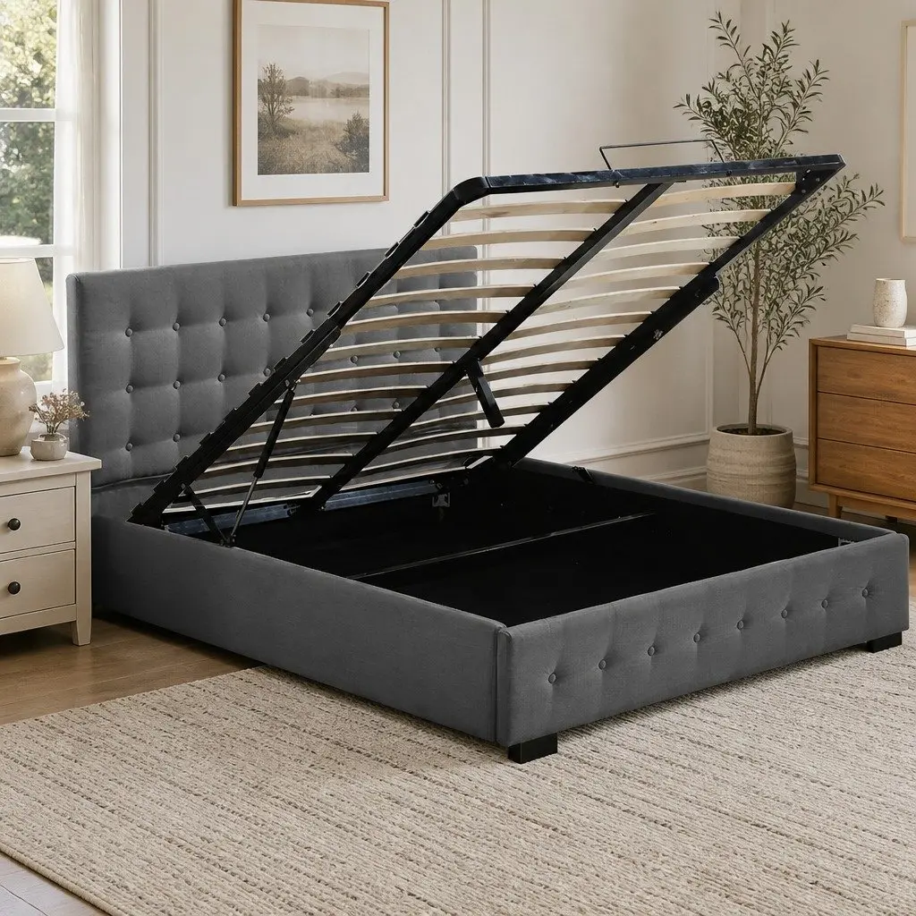 Queen Bed Frame with Storage Options