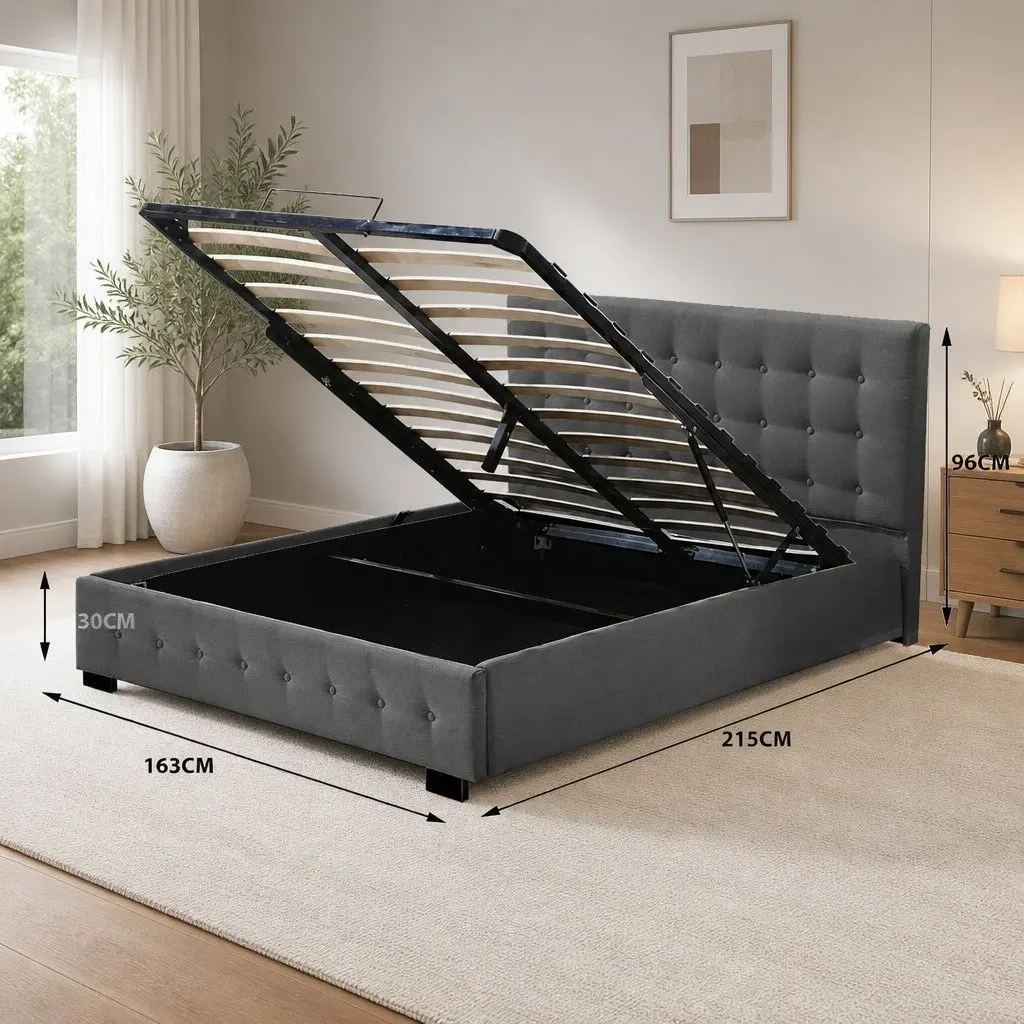 Queen Bed Frame with Storage Options