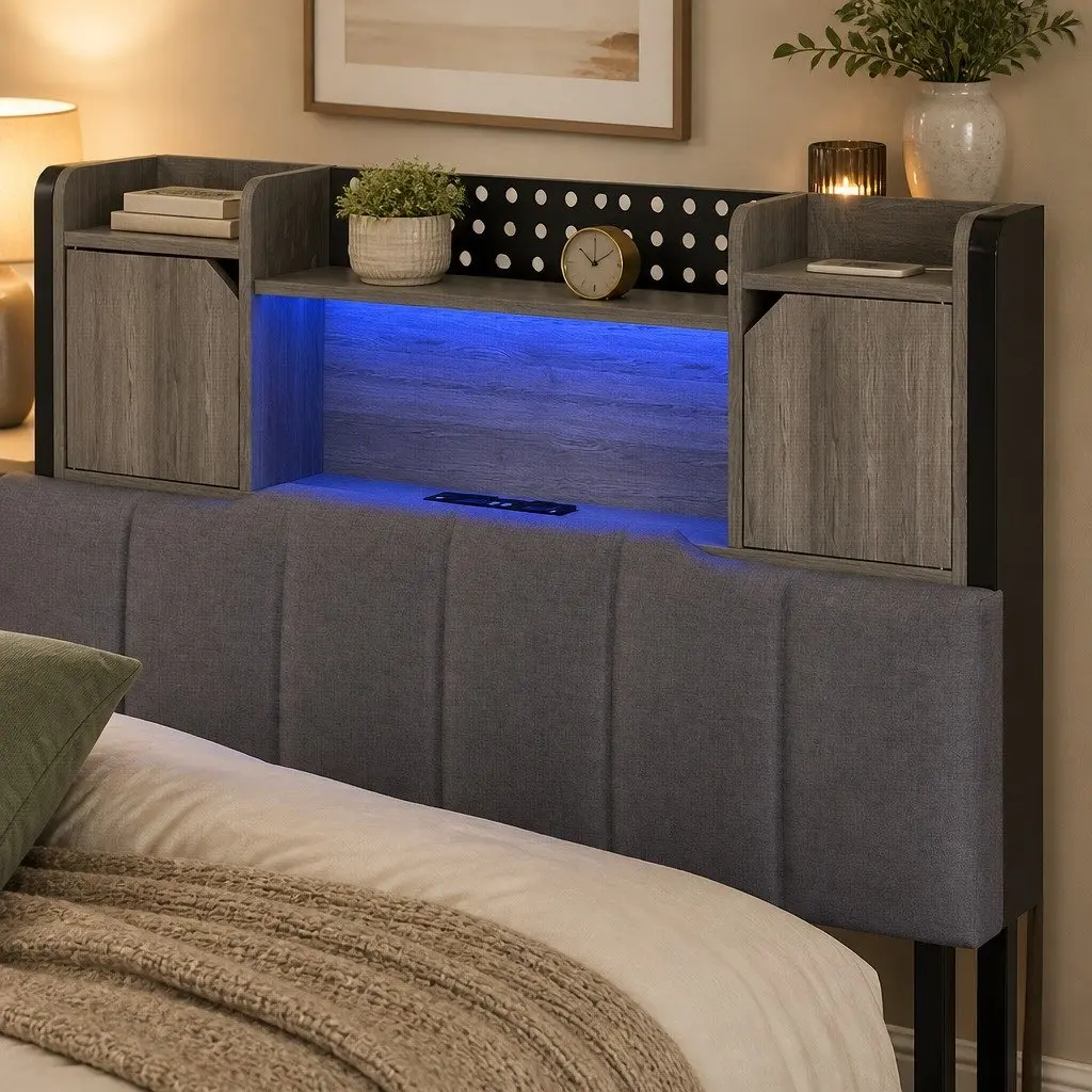 Single Bed Frame with Lighting