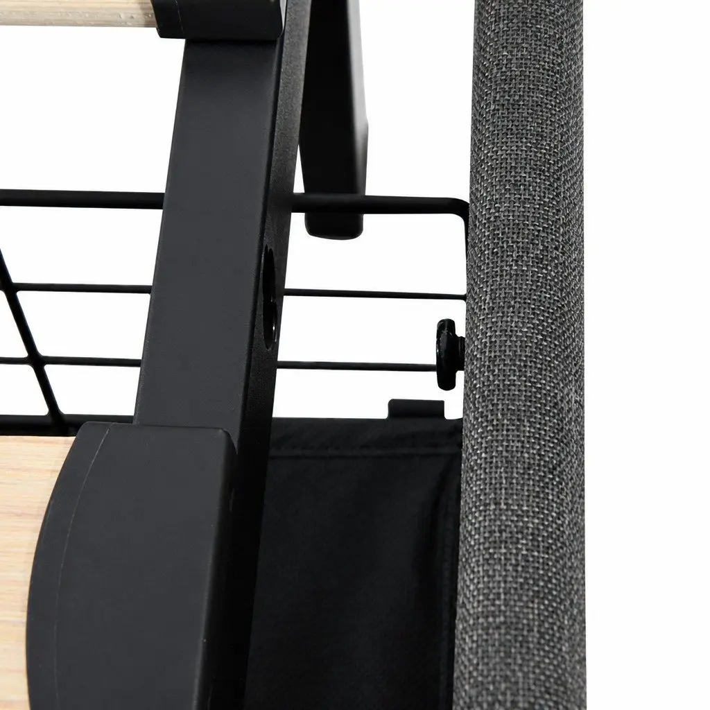 Double Bed Frame with Storage Drawers LED Lighting USB Ports Power Outlets