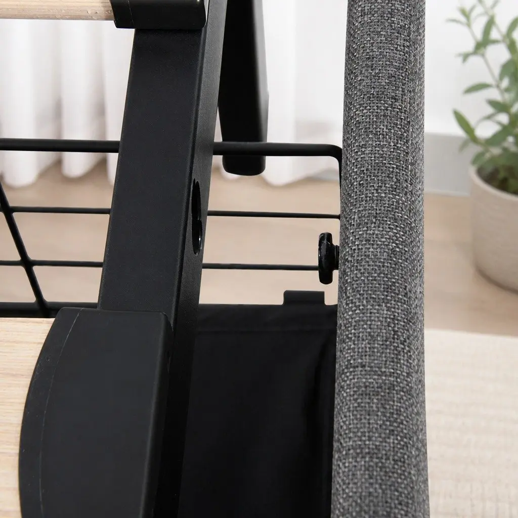 Single Bed Frame with Integrated USB & Storage