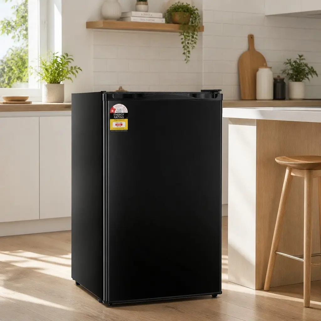 110L Bar Fridge Black Portable Mini Compact Beverage Cooler for Home Office
