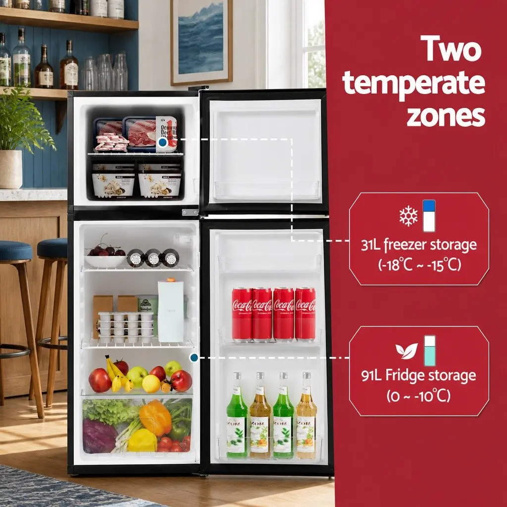122L Mini Fridge Freezer Today
