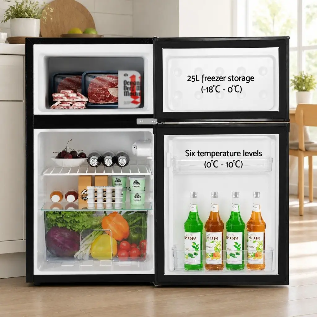 Mini Fridge with Freezer Space
